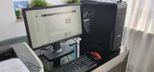 PC Complet Sistem Birou Office Monitor + Tastat mecanica Corsair