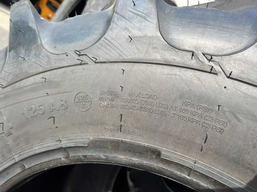 Marca OZKA cu livrare rapida 380/70R24 noi radiale pt tractor fata