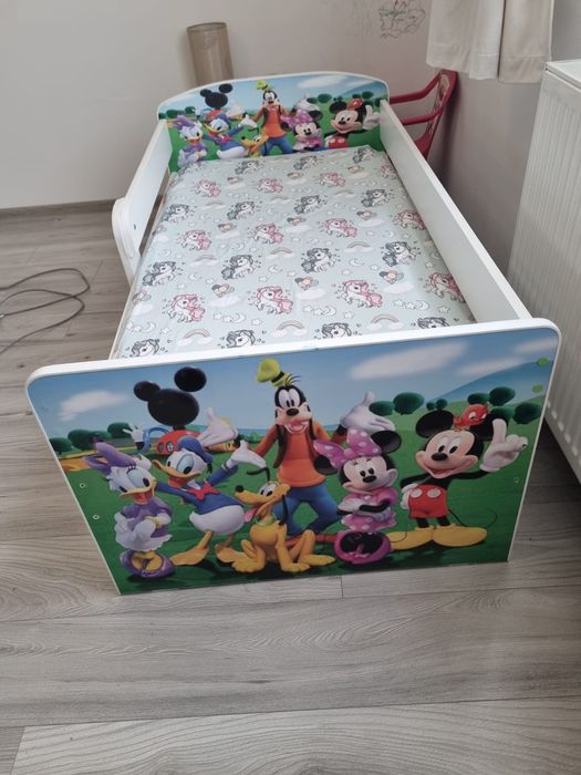 Pat pt copii Mickey si prietenii 70/140 cm