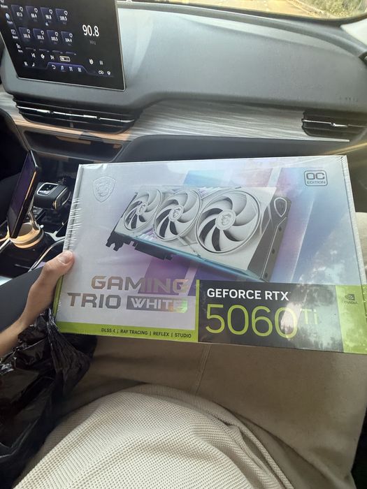 MSI RTX 5060Ti TRIO WHITE | 8 GB GDDR7 | OC Edition | новая в упоковке