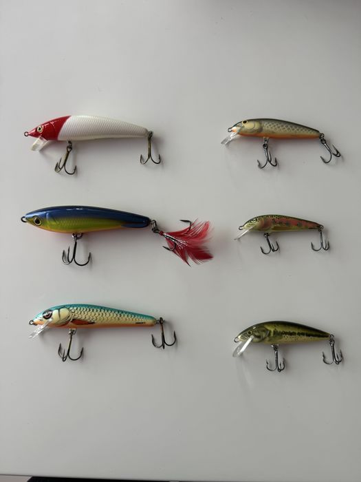 Voblere Salmo/Blue Fox/Caperlan