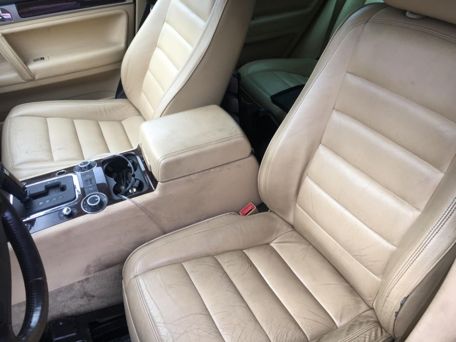 Vw touareg 5.0 v10 tdi porche порше кожа фолксваген тоарег на част