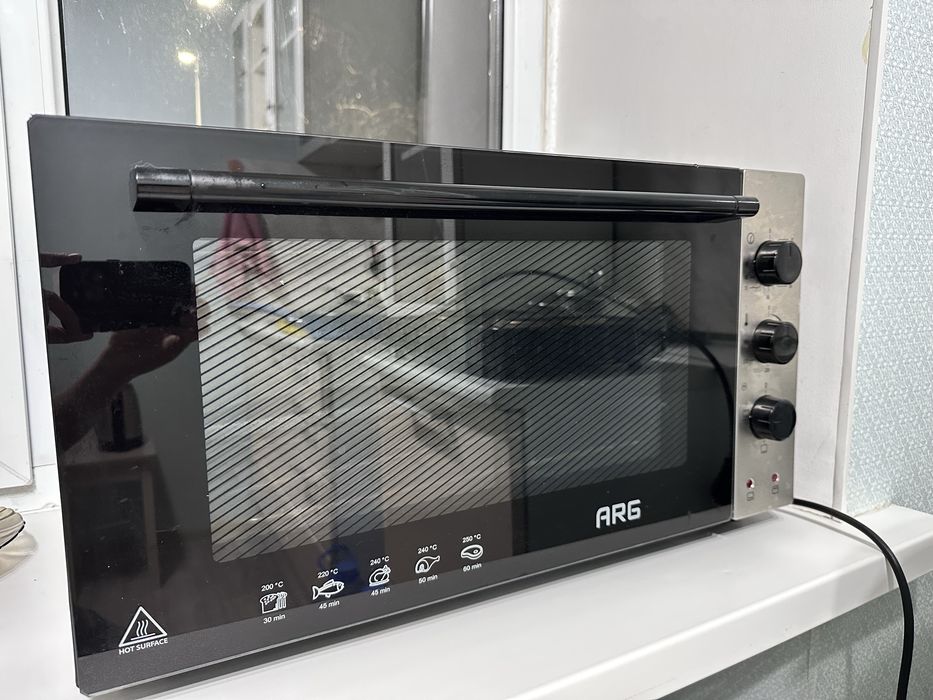 Мини печь ARG  черная