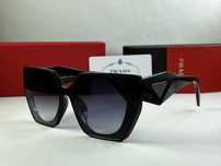 Слънчеви очила Prada Cat Eye Черни Прада УВ400 Пеперуда Котешко Око .,