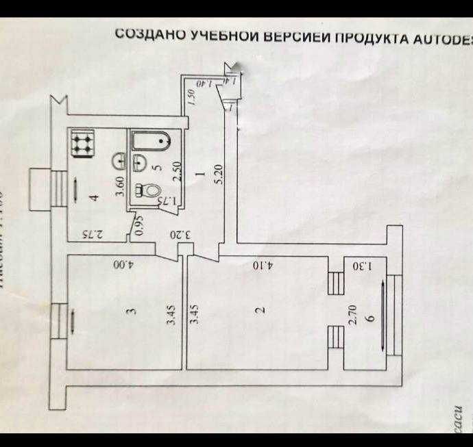 Квартира! 2/2/2 Чайхана "Пиала". Ул. Джаркурганская. 55м2. Косметика