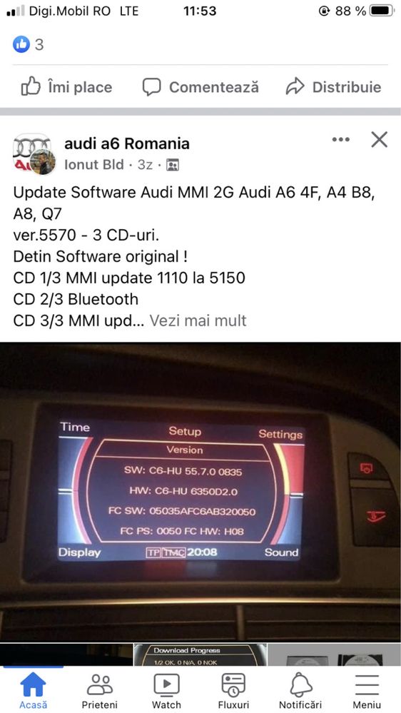 Update Software Audi MMI si Navigatie: A6 4F c6, A8, Q7