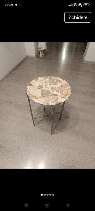 Masa cafea marmură noua