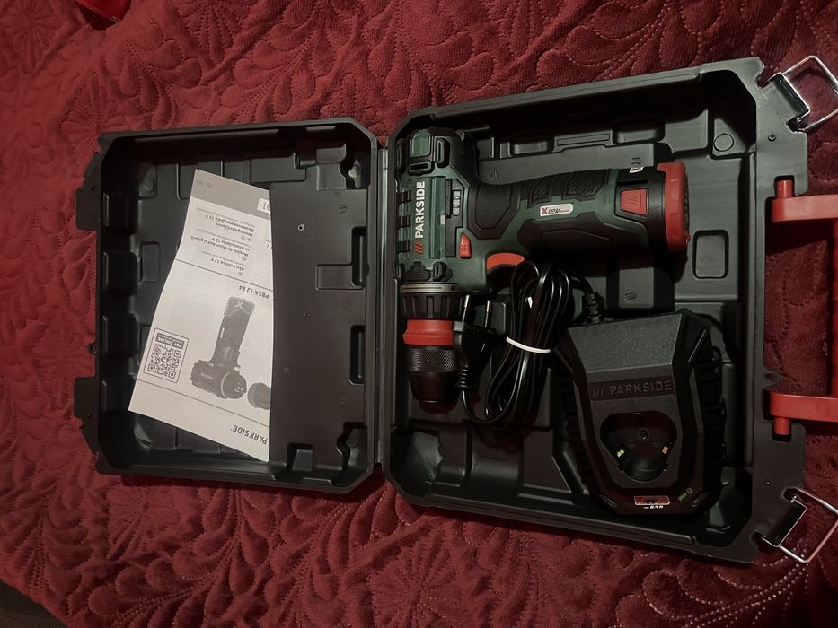 Botmasina parkside cu baterie si incarcator