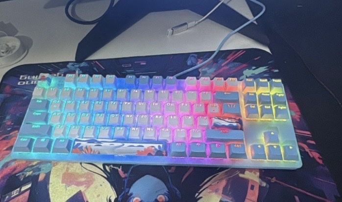 Клавиатура Red Square Keyrox TKL Hanami RSQ-20038 голубой