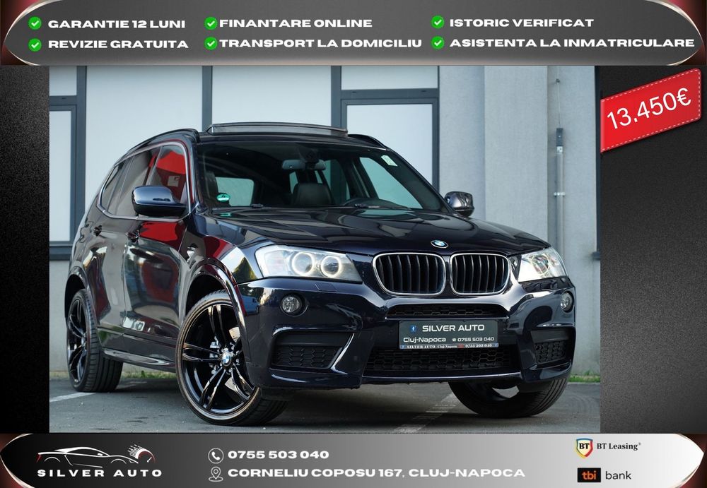 BMW X3 Mpack Automat Navi Piele Garantie 12 LUNI RATE