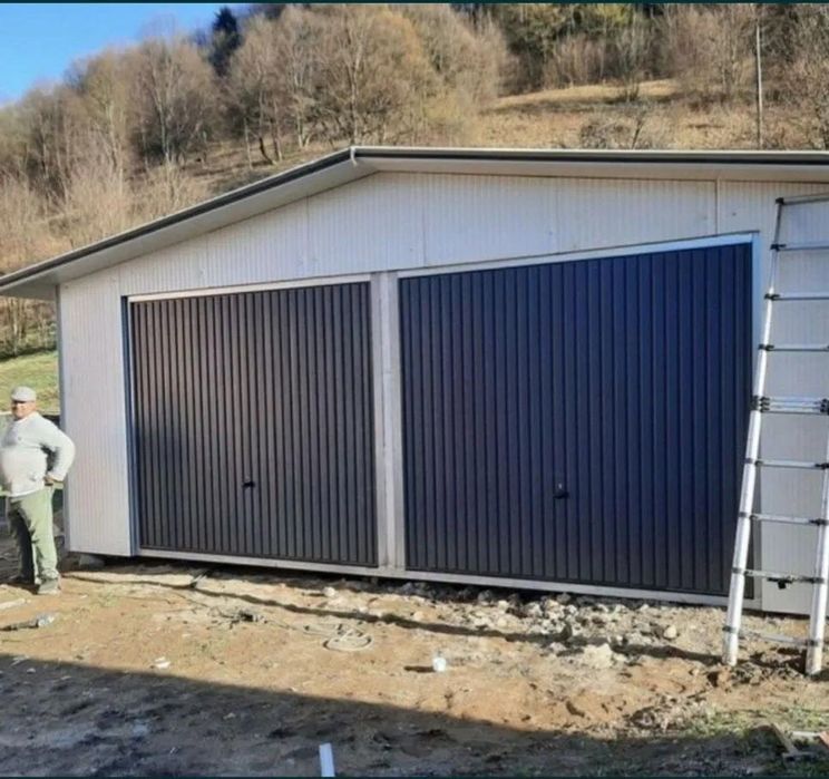 Garaje auto pe structură metalică