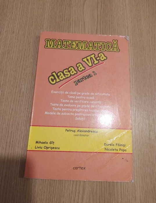 Cărți și manuale matematică 2