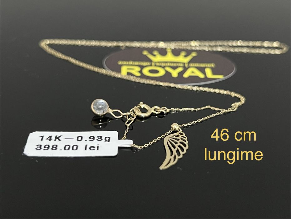 Bijuteria Royal CB : Lantisor dama aur 14k 0,93 grame