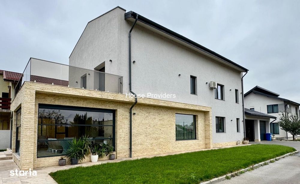 Casa/ Vila 6 camere 6 bai|Chiajna Rosu|Teren 780mp|Sauna Sala