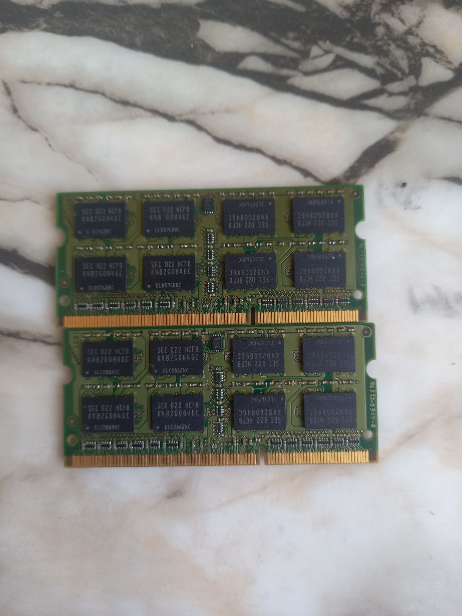 Памет за лаптоп 8GB (2x4GB)	PC3-8500  Samsung 1066MHz DDR3