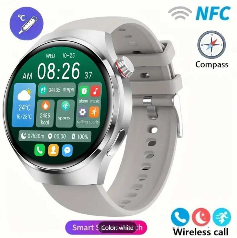 2024 New Men's Smart Watch 4 PRO 1.53-inch