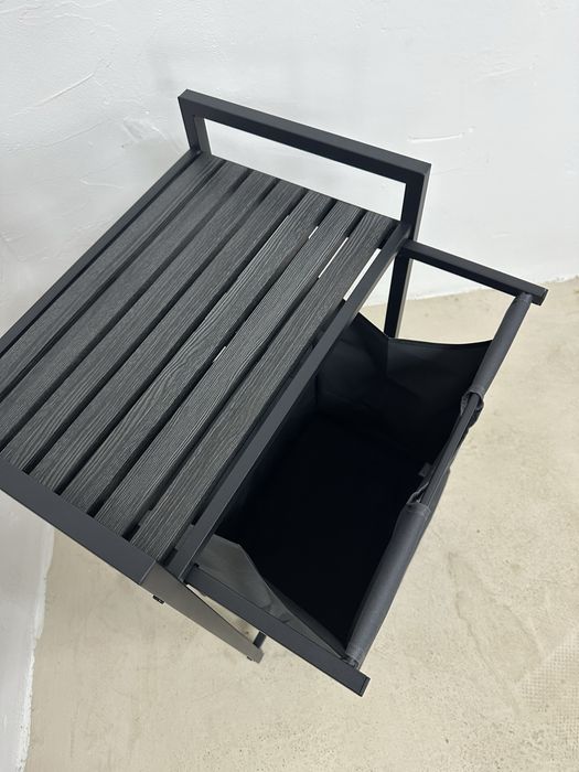 Кош за пране VASAGLE, подвижна платнена чанта, 65L