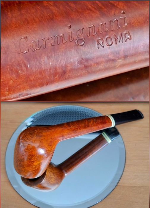 Pipa Carmignani Roma noua, superba pipa de colectie