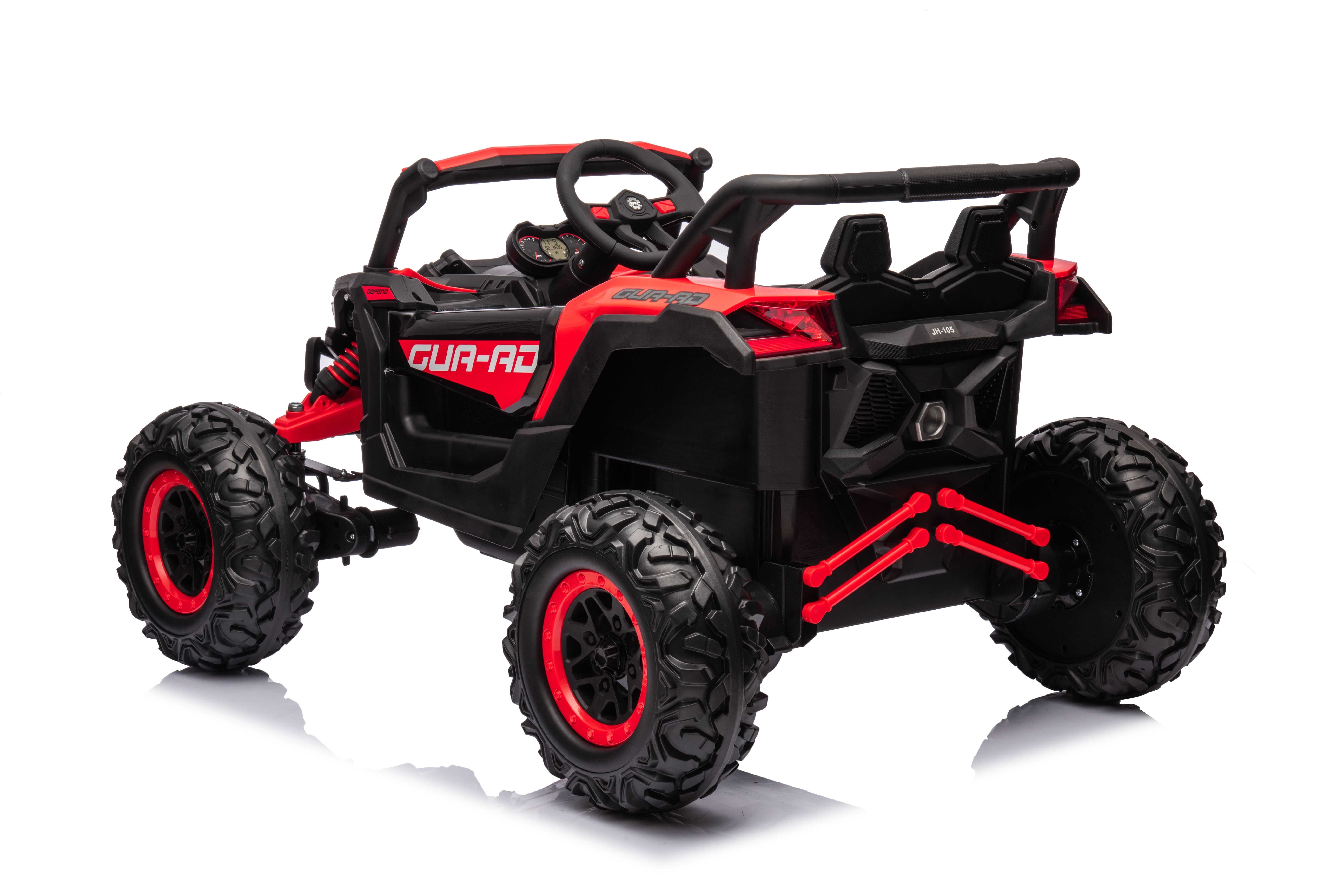 UTV electric pentru copii, Kinderauto JH-105 4x 30W 12V 14Ah RED