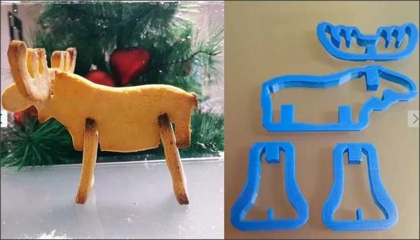 Caprioare decupatoare - Bambi pentru biscuiti, ornament tort, sandvici