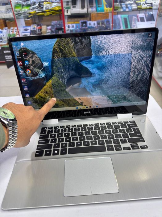 Dell i7 ekrani sesorlik x360 16/512ssd