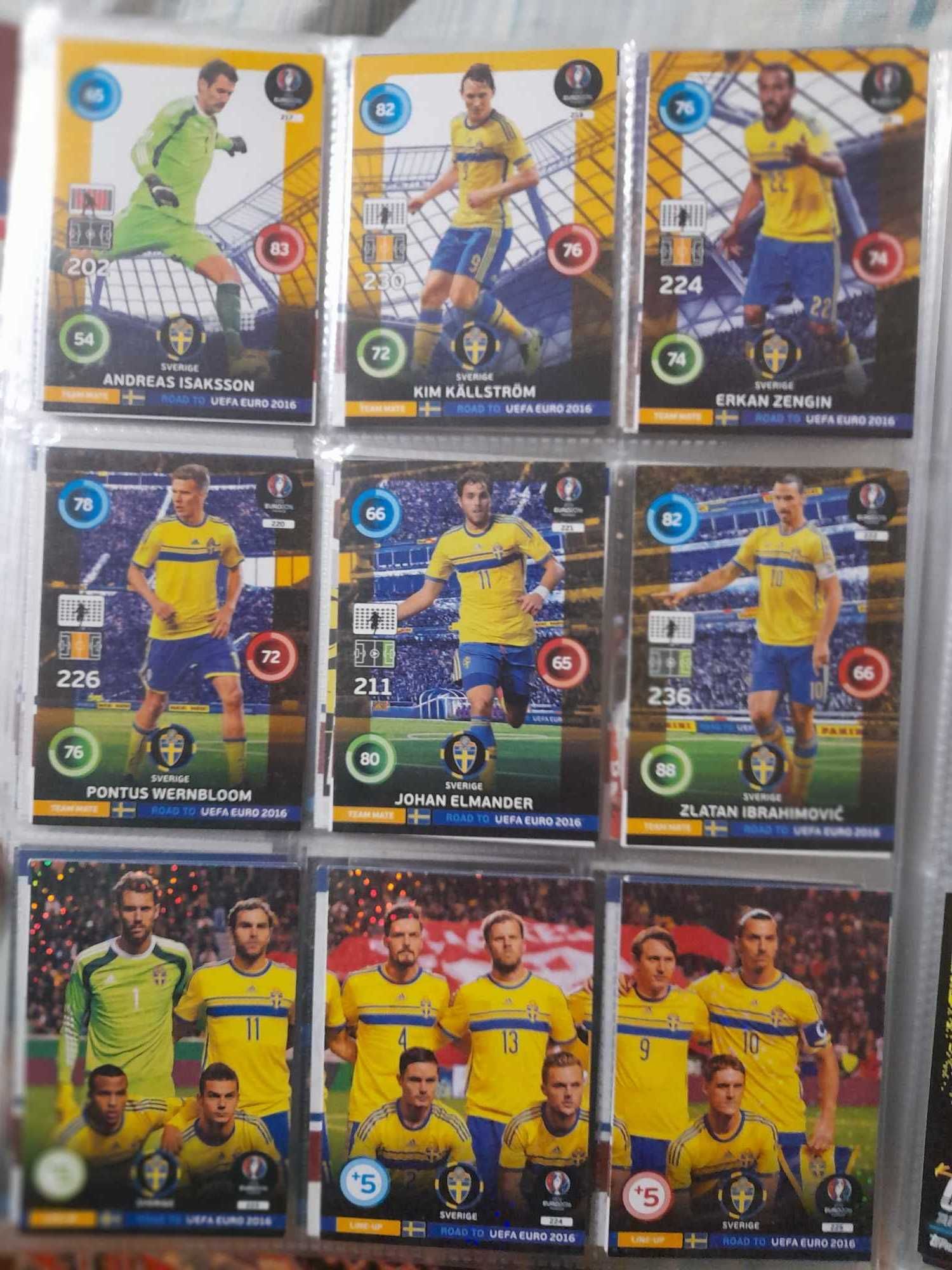 Рядък Албум Panini Road to UEFA EURO 2016 Album Complete 333 Cards