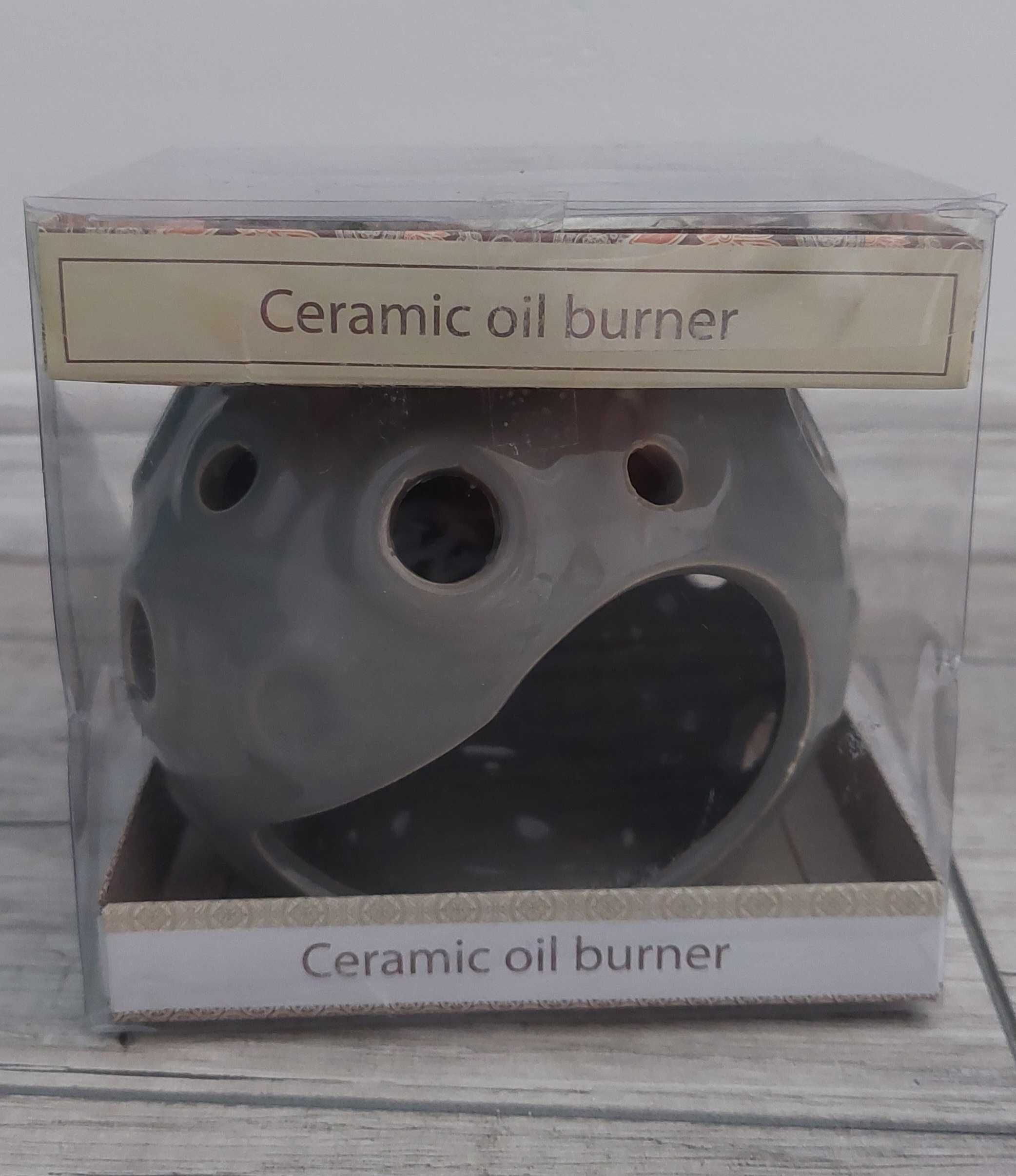 Suport ceramic aromaterapie cu lumânare și ulei