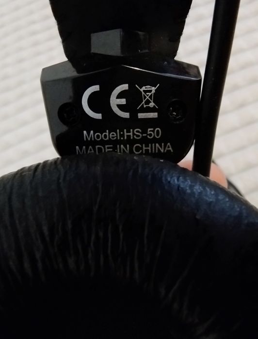 Casti cu microfon A4Tech HS-50, microfon defect