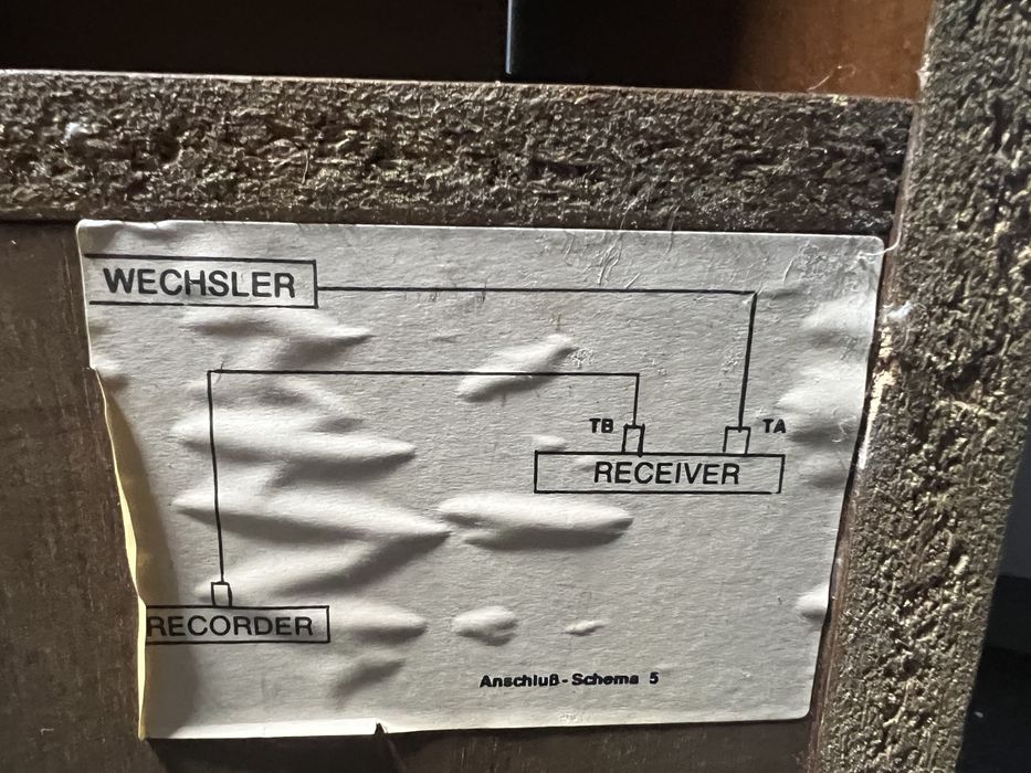 Raft/dulap audio vintage Rosita cu pick-up Dual 128 incorporat