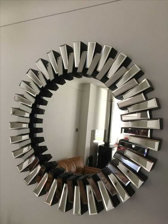 Зеркало  Modern Round Glass Mirror  зеркало