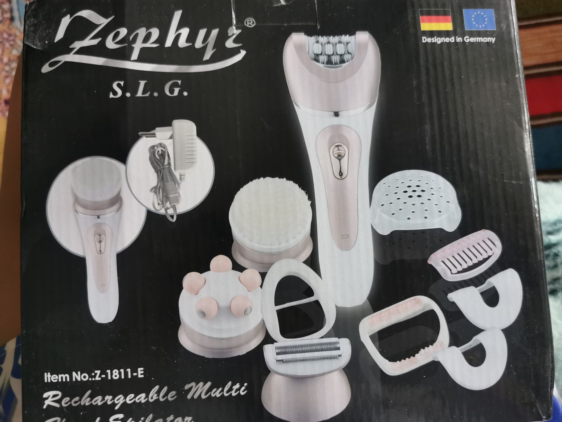 Epilator nou, desigilat pentru proba