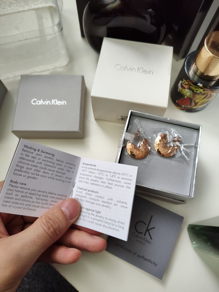 США Новый дизайнерские серьги Calvin Klein Бижутерия Своя цена 150$