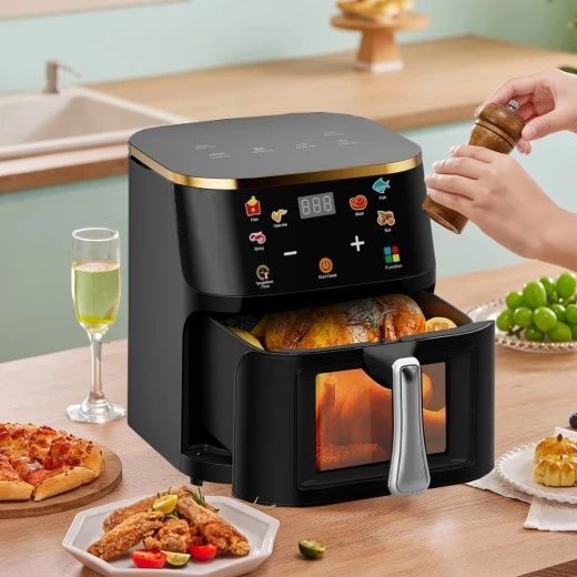 Friteuză cu Aer Cald Airfryer 10L, 2400W