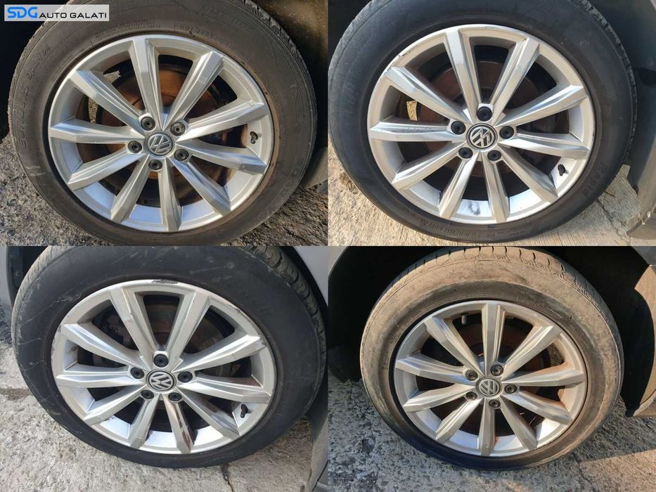 Set 4 Jante Roti Aliaj 215 55 17 R17 Helsinki 5x112 Volkswagen Golf 5 2004 - 2008 [C3931]