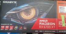 AMD Radeon Gigabyte Eagle 6700XT 12 GB DDR 6   Гаранция 3 месеца