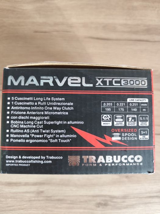 Макара Trabucco MARVEL XTC 3000