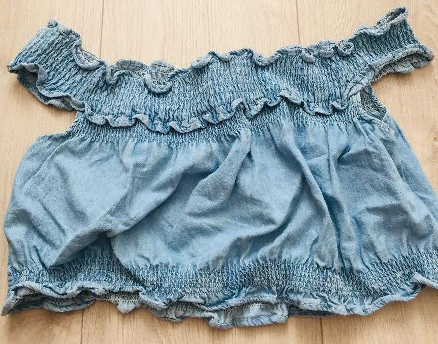 Top scurt denim S