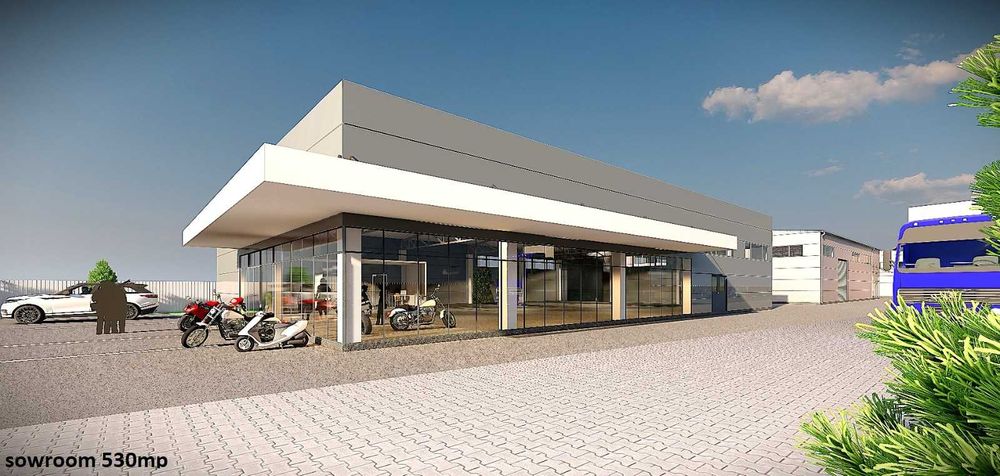 De inchiriat HALE DEPOZITARE si SOWROOM, str. Barajului nr.11