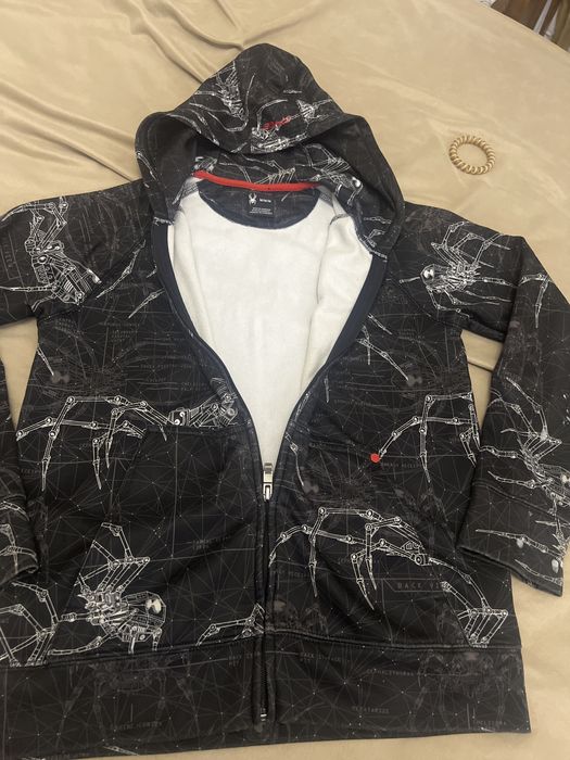 Человек паук  ветровку как новый привозной