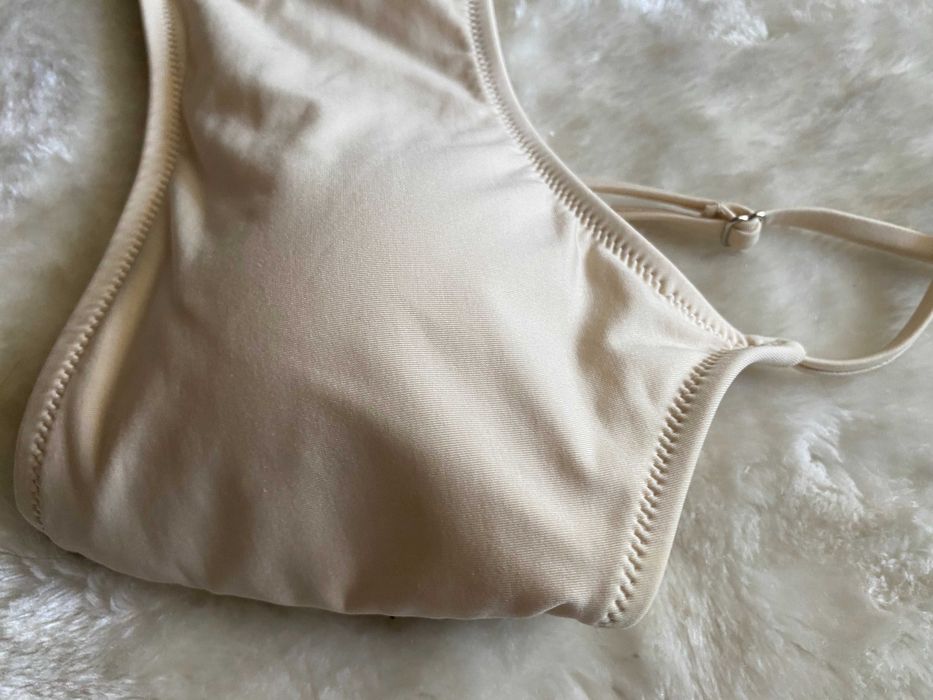 Bustiera de baie nude/bej, S/36, bretele reglabile, nou, waikiki