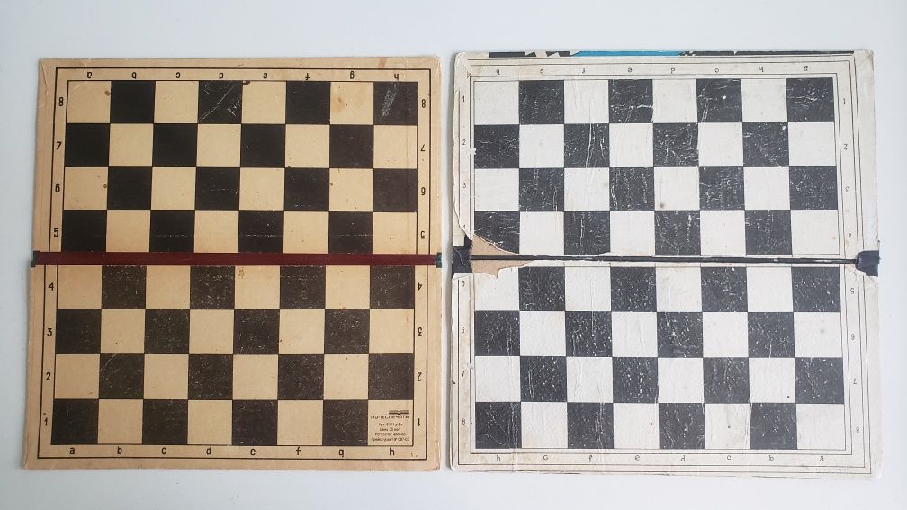 Картонные шахматные доски СССР