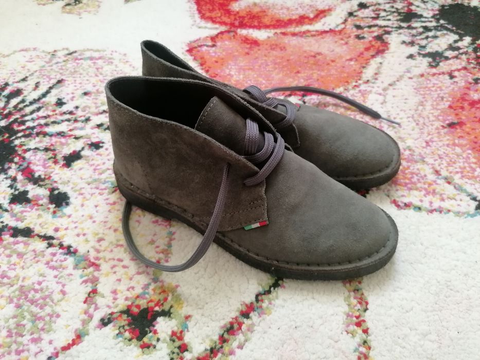 Италиански детски боти от естествен велур