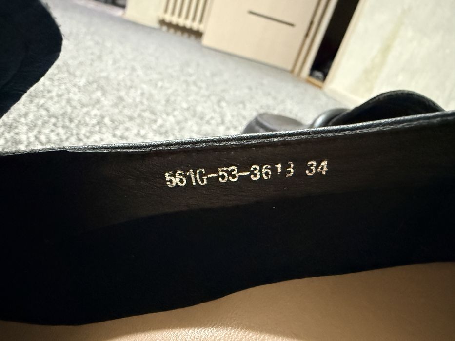 Лоферы размер 34