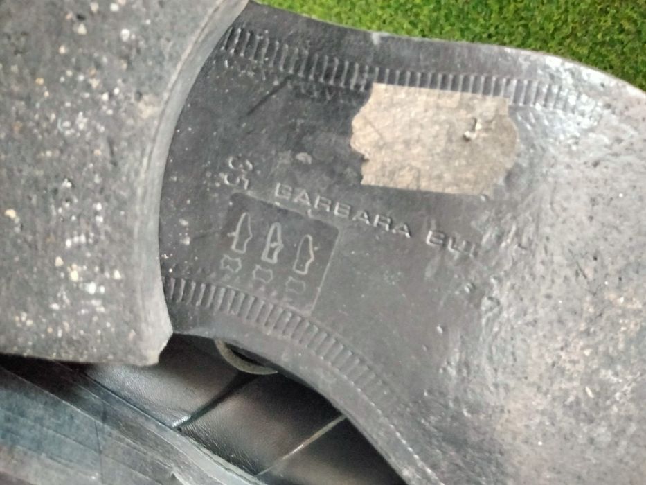 Cizme cu blana nr 35 piele naturala Barbara Bui