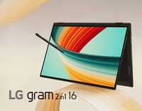 Легкий ноутбук LG Gram 16 сенсор 360 как планшет i7 Ультрабук 512G США