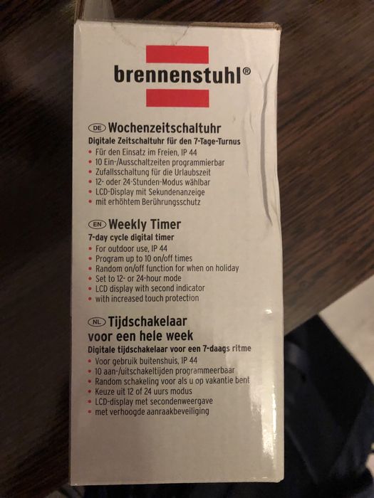 Brennenstyhl Digital Weekly Timer (timer digital priza)