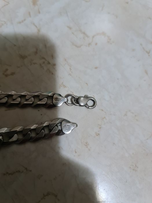 Lant argint masiv 925 italy,model gros cuban,stare perfecta,nou