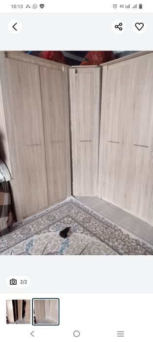 Шкаф 5 дверный угловой