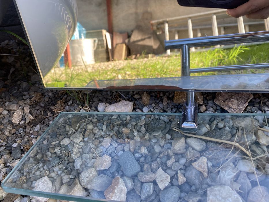 Chiuveta baie, etajera, oglinda si accesorii