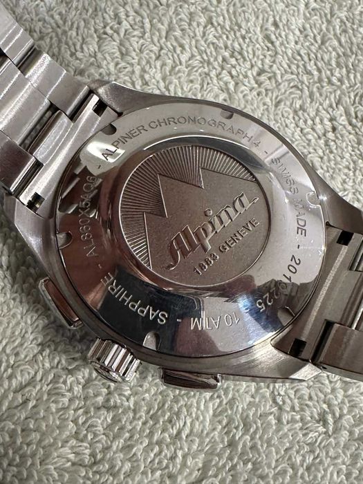 Автоматичен часовник ALPINA Alpiner 4 Gents Chronograph  AL-860B5AQ6B